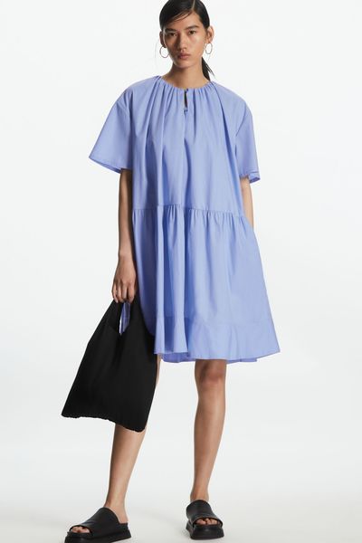 Oversized Tiered Dress