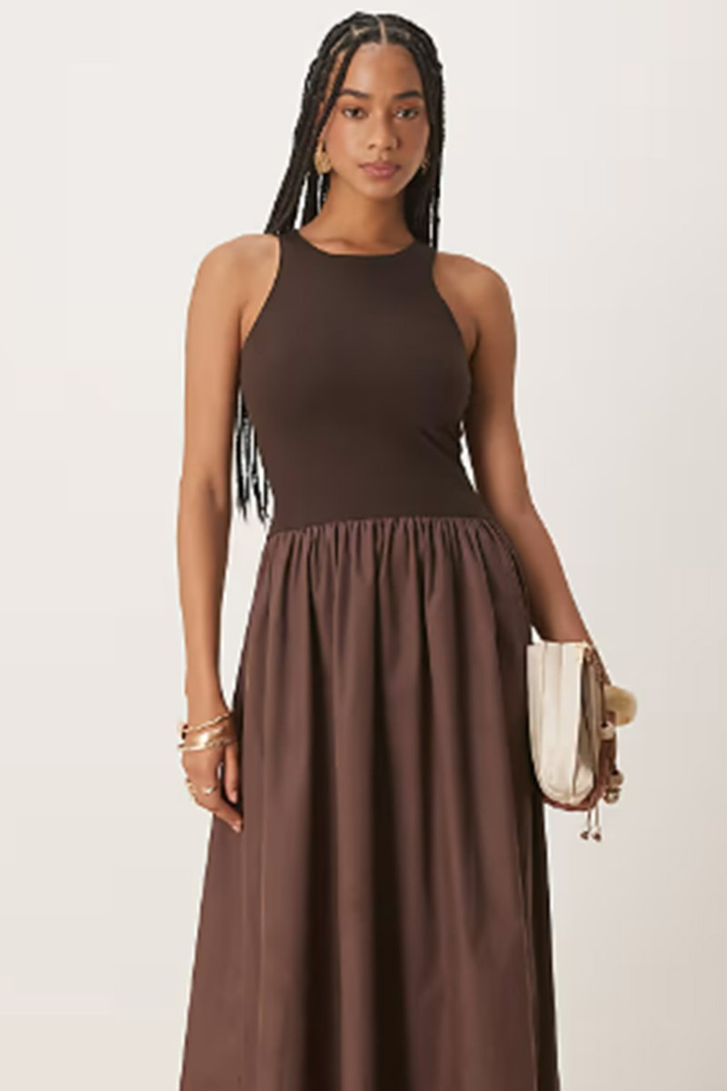 Hybrid Racer Maxi Dress from ASOS Design