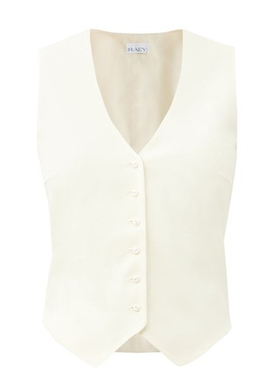 Single-Breasted Wool-Twill Waistcoat from Raey