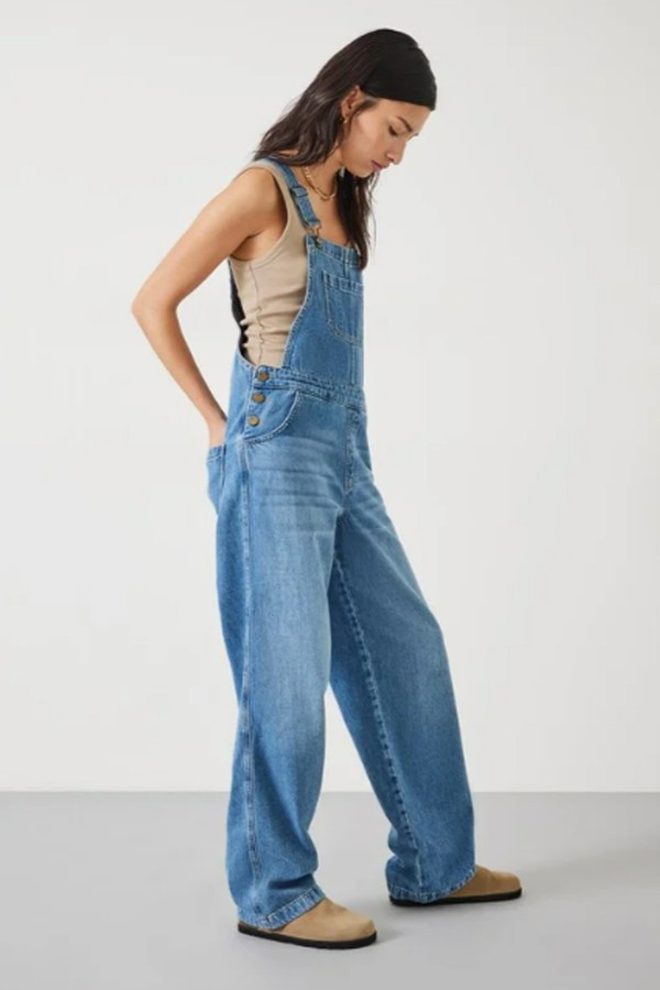 Maya Relaxed Straight Leg Dungarees