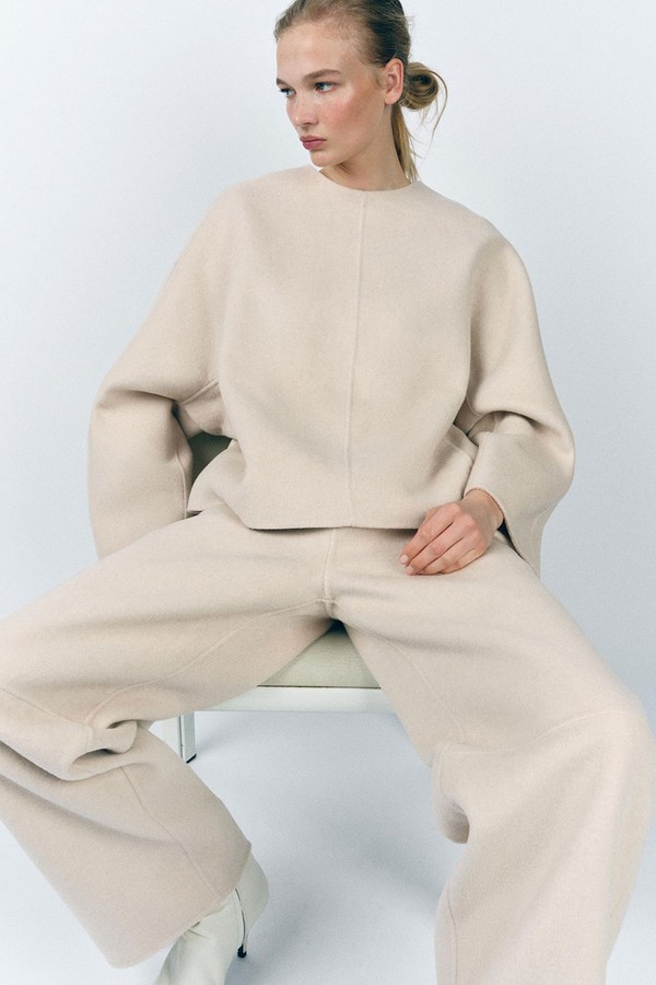 Wool Blend Trousers