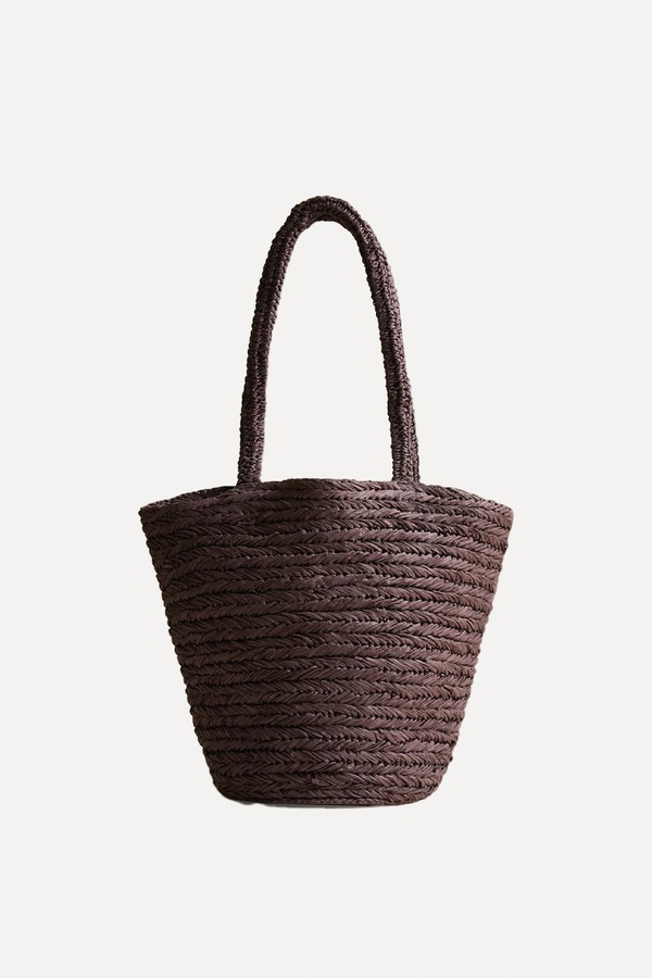 Malta Handwoven Straw Tote from J.CREW