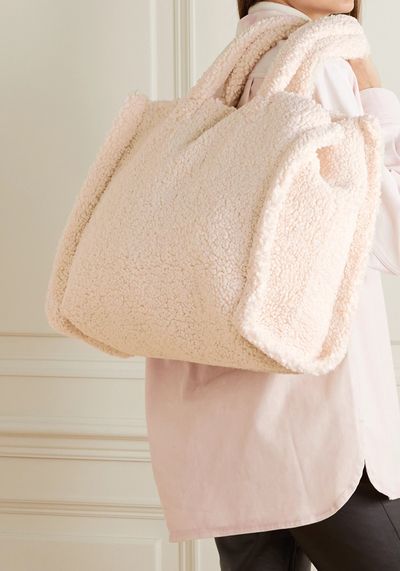 Lola Faux Shearling Tote from Stand Studio