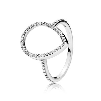 Teardrop Silhouette Ring