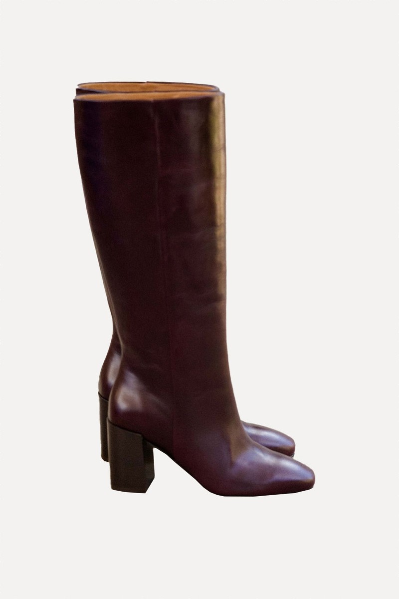 Hisae Cabernet Knee High Boots from Bobbies