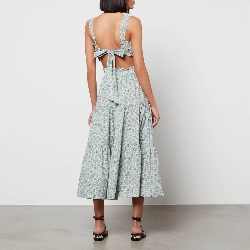 Ida Print Apron Dress from Sea