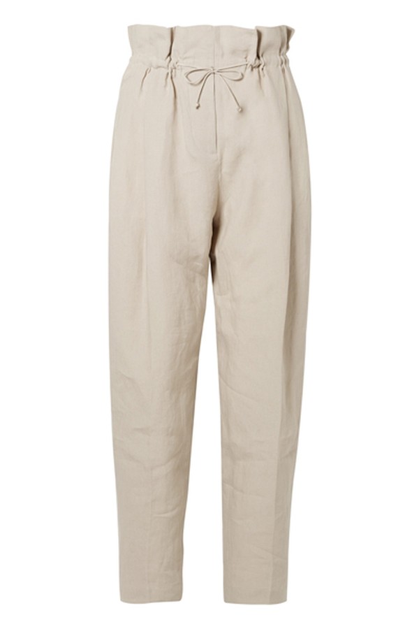Paoli Pleated Linen Tapered Pants from Acne Studios