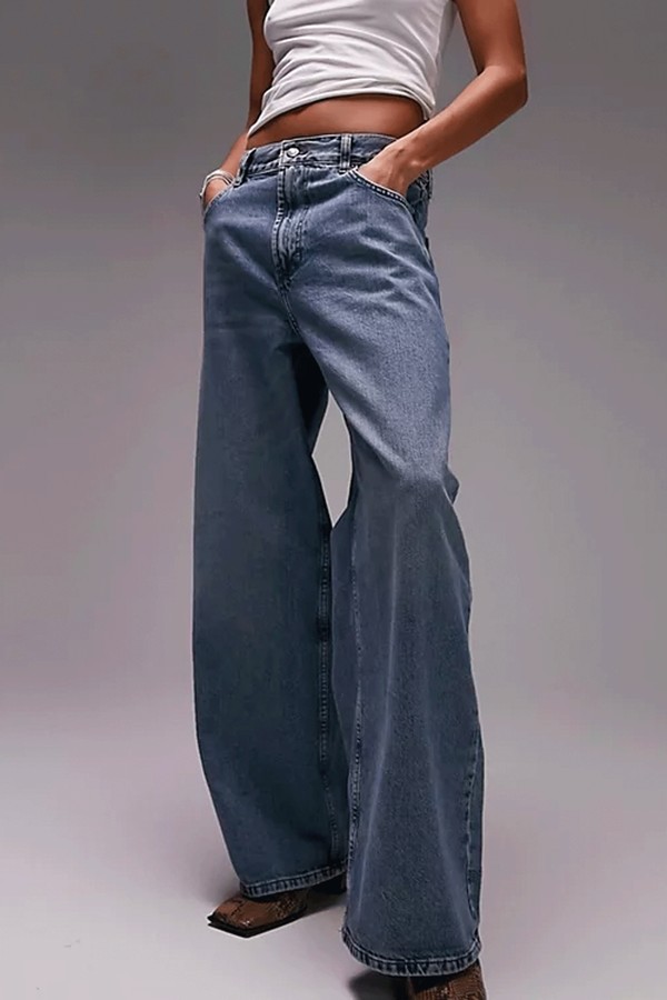 Low Slung Boyfriend Jeans  from Topshop