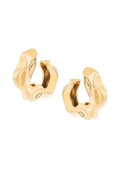 Feminine Waves Hoop Earrings