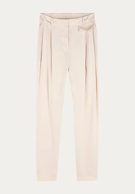 Carine Wide Leg Satin Trousers from Hush