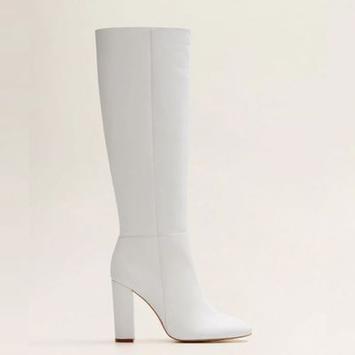 Leather High Leg Boots from Mango