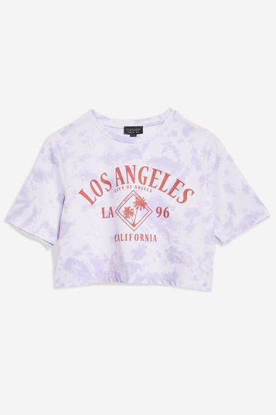 Los Angeles Tie Dye T-Shirt  from Topshop