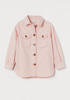 Cotton Twill Shirt Jacket from H&M
