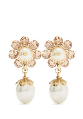 Marti Faux-Pearl Earrings from Shrimps