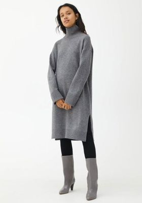 High-Neck Knitted Dress from Arket