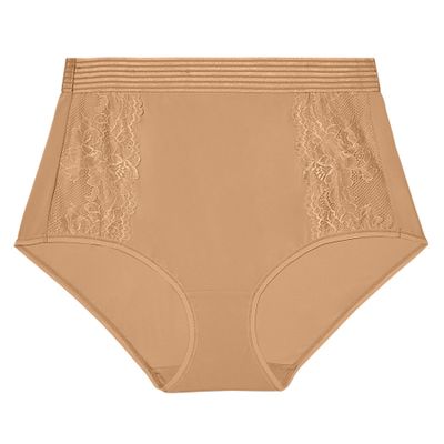 High-Waist Lace Brief