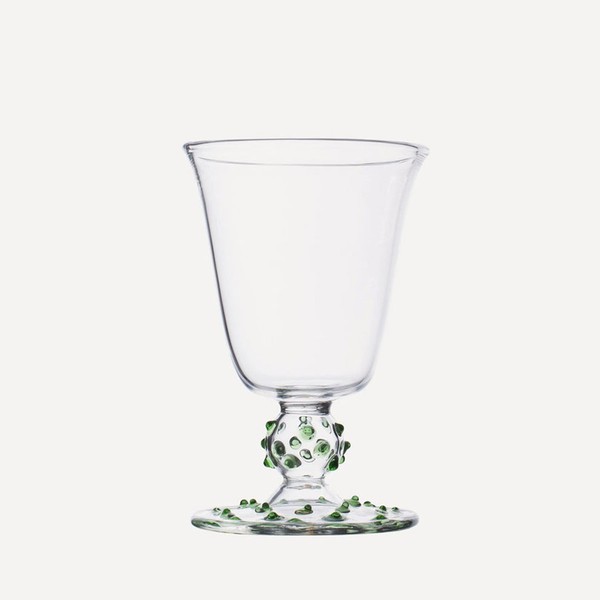Green Pom Wine Glass from ISSY GRANGER