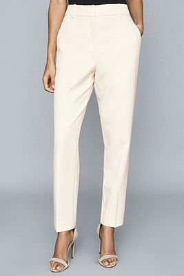 Edie Ivory Trousers from Reiss