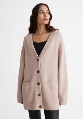 Oversized Wool Knit Cardigan from & Other Stories