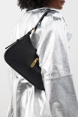 Tokyo Mini Embellished-Satin Shoulder Bag from DeMellier