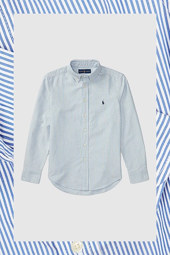 Striped Slim Cotton Shirt from Polo Ralph Lauren