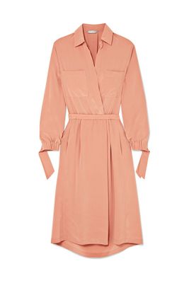 Washed Silk Shirt Dress from Vince