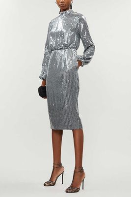 Ophllia Sequin-Embellishment Midi Dress from Ted Baker