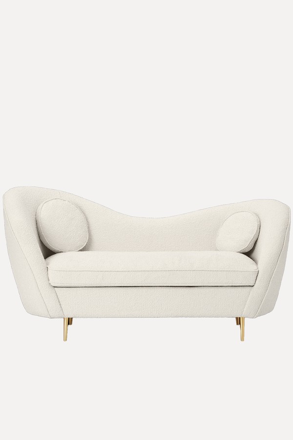 Kooper 2 Seater Sofa in Whitewash Boucle