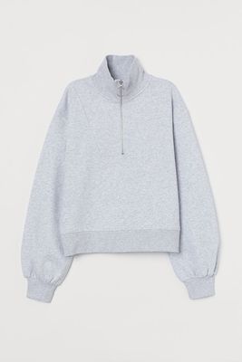 Sweatshirt With A Zip