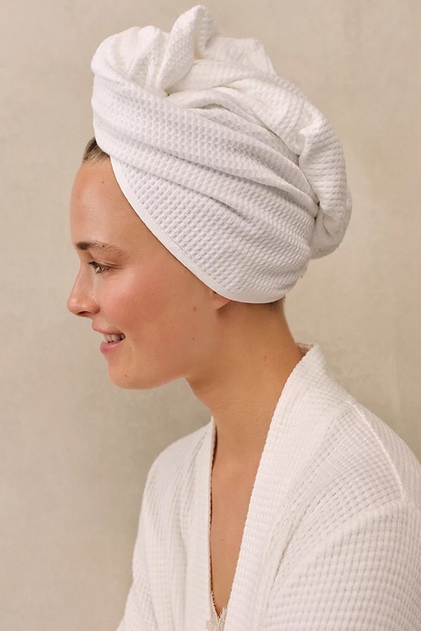 Organic Cotton Hair Wrap from The White Company