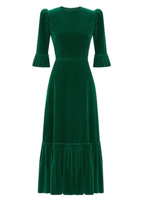 Velvet Festival Green Dress from The Vampire's Wife