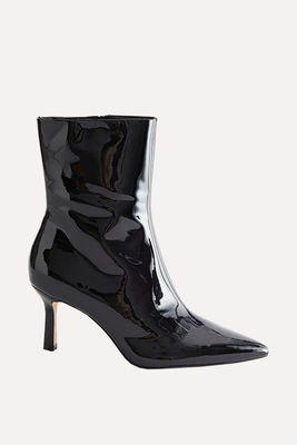 Thin Heel Patent Leather Boots  from & Other Stories