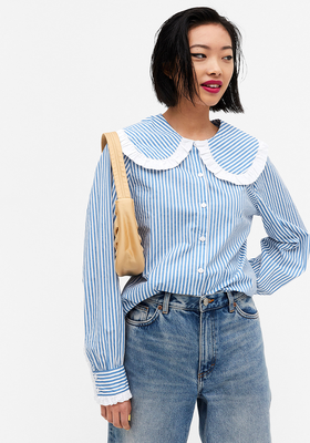 Big Collar Blouse from Monki
