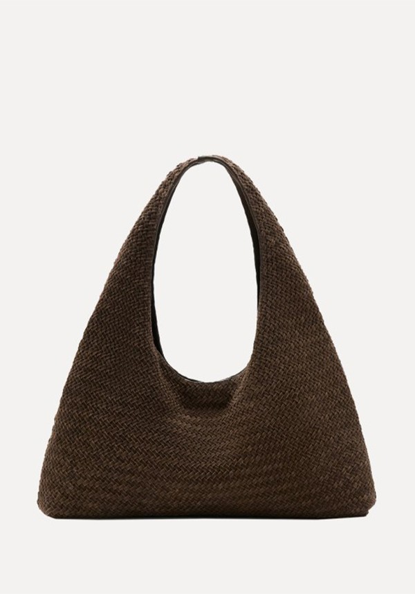 Braided Leather Shoulder Bag