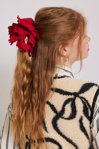 Embroidered Scrunchie  from Damson Madder