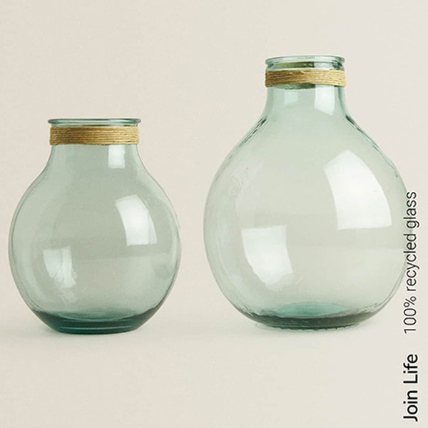 Recycled Glass Pots