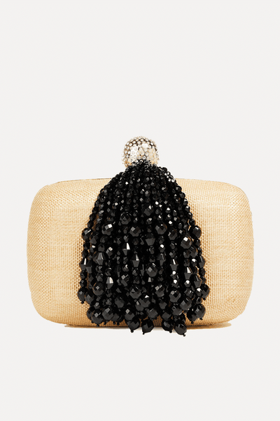 Tikiviv' Faux Raffia Clutch from Roger Vivier