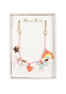 Unicorn Enamel Charm Necklace  from Meri Meri