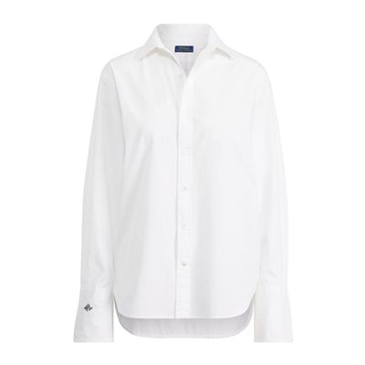 Monogram-Sleeve Button-Down