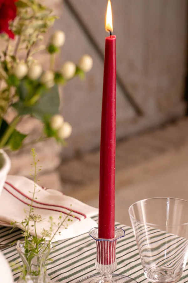 Set Of 6 Danish Taper Candles from Rebecca Udall 