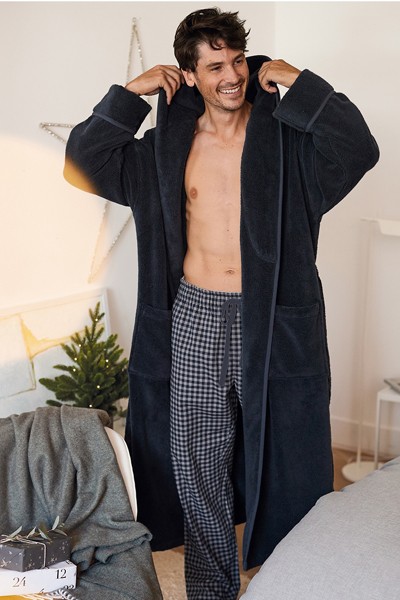 Men's Brushed Cotton Gingham Pyjama Bottoms