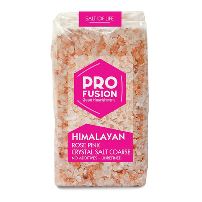 Rose Pink Crystal Salt Fine from Profusion Himalayan