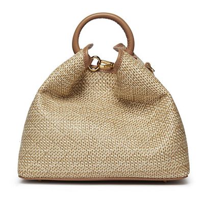 Raisin Raffia Caramel Bag from Elleme