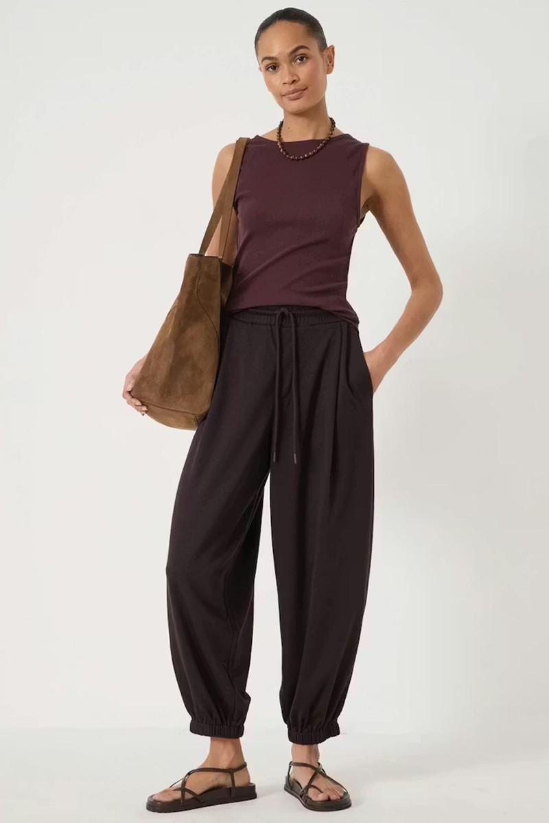 Sephy Bubble Hem Jersey Trousers