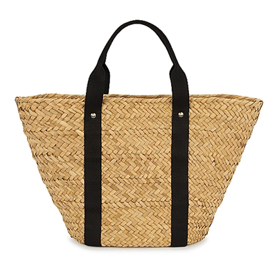 Colbie Woven Straw Basket Bag from Kayu