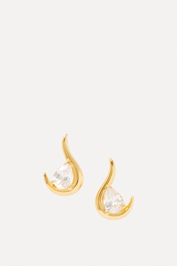 Grande Poire De Feu Cubic Zirconia Earrings from Anissa Kermiche