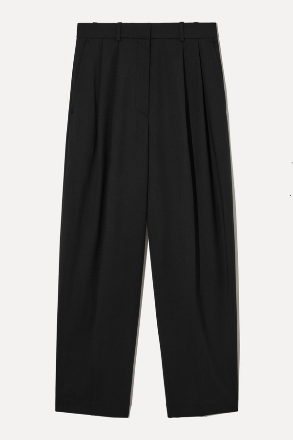 Wide-Leg Tailored Wool Trousers from COS