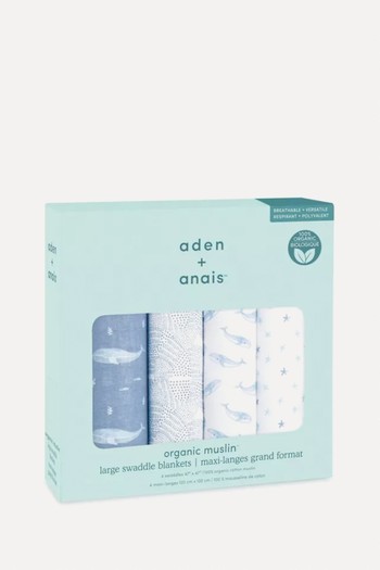 Organic Cotton Muslin Swaddle Blanket from Aden + Anais