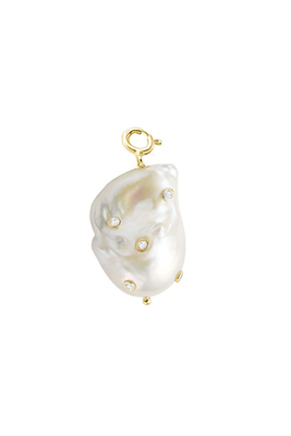 Pearl Pendant With Set Zircons from Buccarello Jewelry