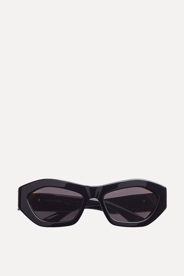 Angle Hexagonal Sunglasses from Bottega Veneta